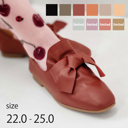 BEAUTYCREW CASUAL レザーリボンシューズ059-8346aw