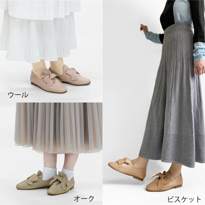 BEAUTYCREW CASUAL レザーリボンシューズ 059-8346aw