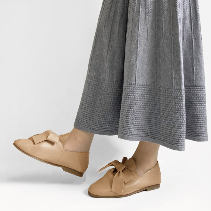 【FINAL SALE 対象】BEAUTYCREW CASUAL レザーリボンシューズ 059-8346aw