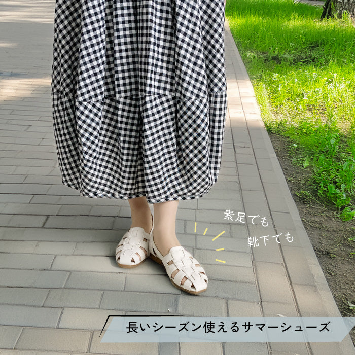 BEAUTYCREW CASUAL レザーグルカサンダル 059-8353