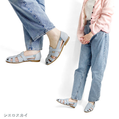 BEAUTYCREW CASUAL レザーグルカサンダル 059-8353