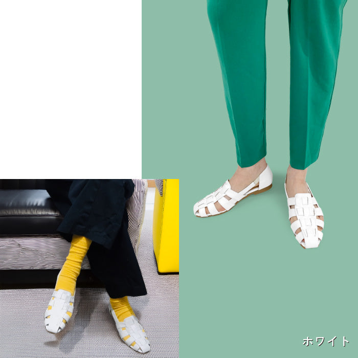 BEAUTYCREW CASUAL レザーグルカサンダル 059-8353