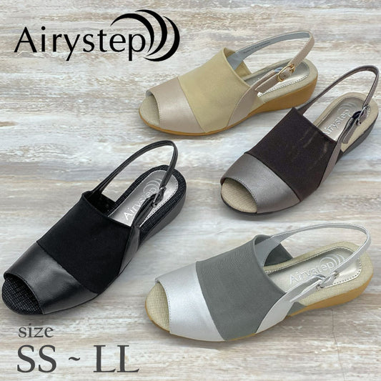 Airystepレザーサンダル059-8686