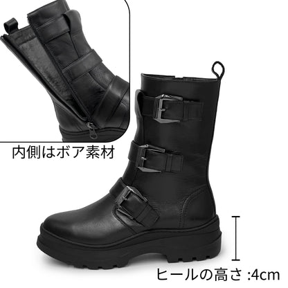 BEAUTYCREW CASUAL レザーブーツ 059-9854