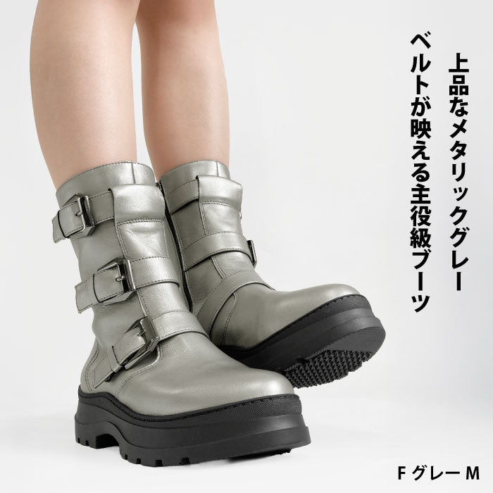 BEAUTYCREW CASUAL レザーブーツ 059-9854