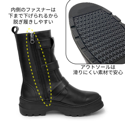 BEAUTYCREW CASUAL レザーブーツ 059-9854