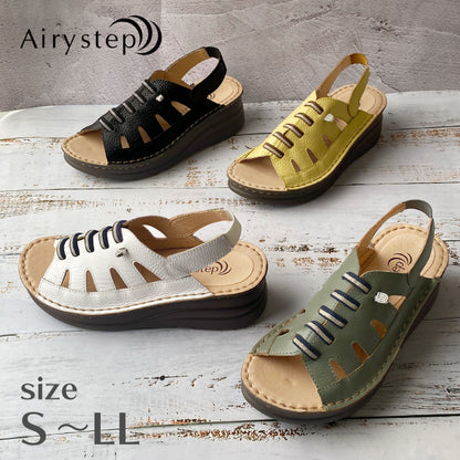 【FINAL SALE 対象】Airystep レザーサンダル 069-0331