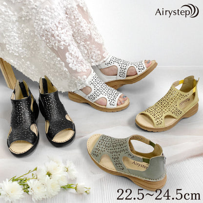 【SALE】Airystep レザーサマーシューズ 069-1309