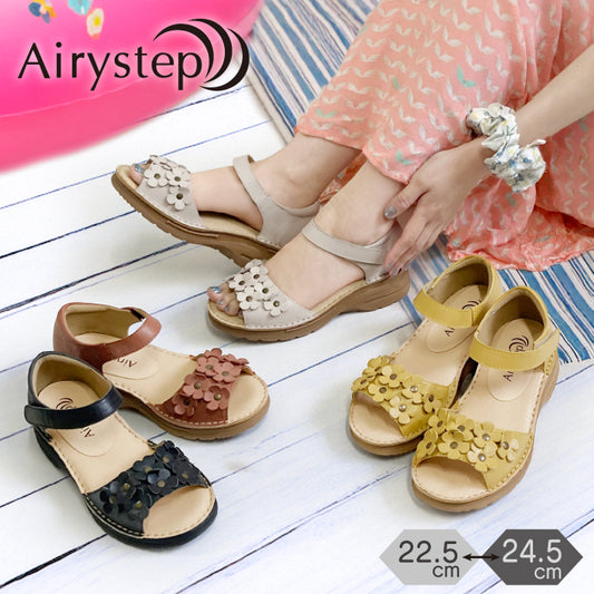 Airystep レザーサマーシューズ 069-1312
