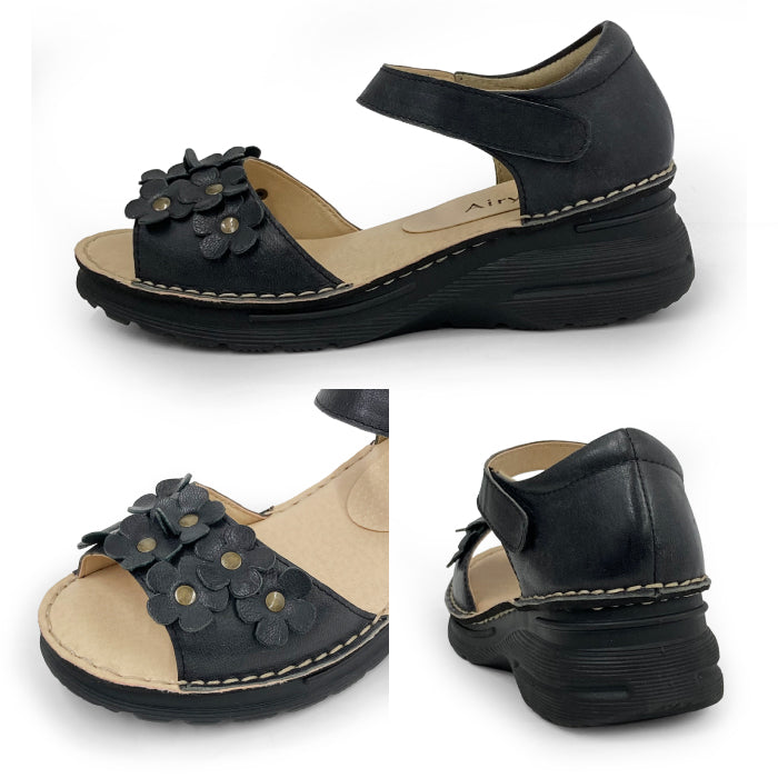 【SALE】Airystep レザーサマーシューズ 069-1312