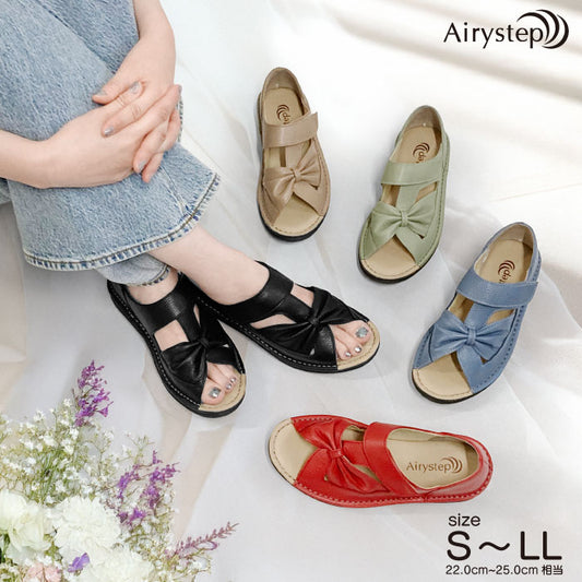 Airystep オープントゥサンダル 072-5667