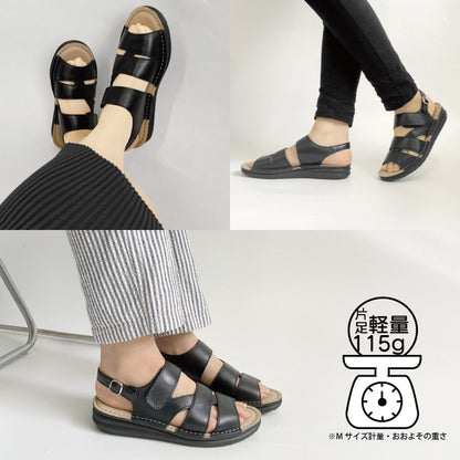 Airystep レザーサンダル 072-5677