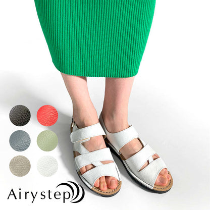 Airystep レザーサンダル 072-5677
