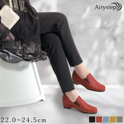 Airystep レザー スリッポンシューズ 082-0228aw