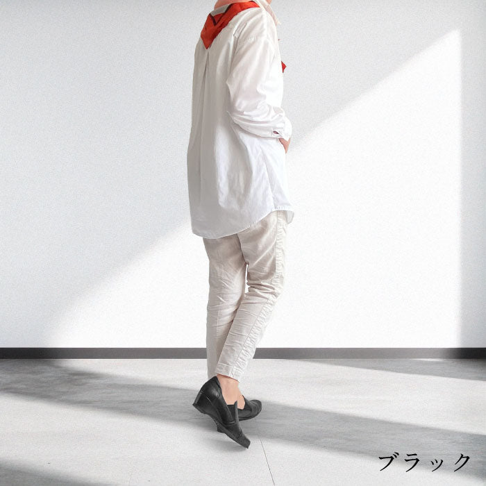 Airystep レザー スリッポンシューズ 082-0228aw