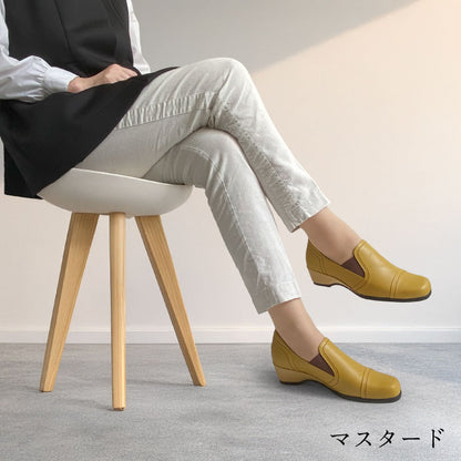 Airystep レザー スリッポンシューズ 082-0228aw