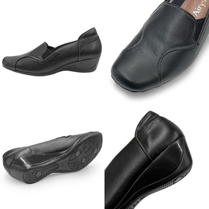 Airystep レザー スリッポンシューズ 092-0810