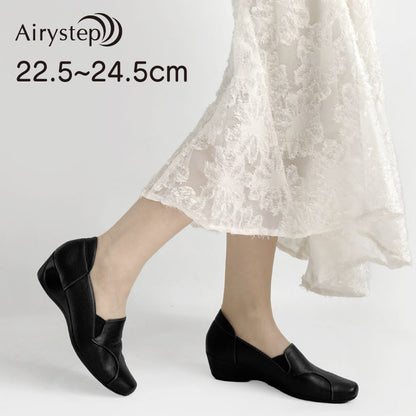 Airystep レザー スリッポンシューズ 092-0810