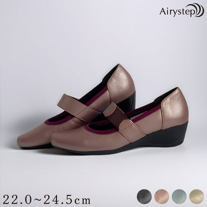Airystep レザーバレエシューズ 092-0812