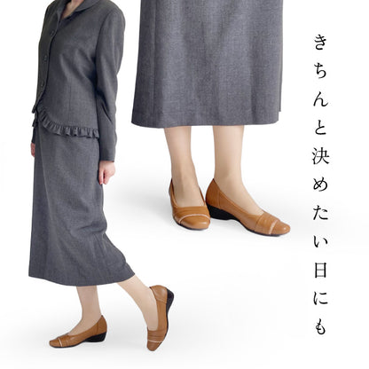 Airystep レザーバレエシューズ 092-0813