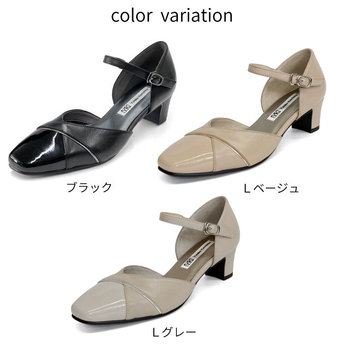 Yukiko Kimijima セパレートデザインパンプス 109-3175ss