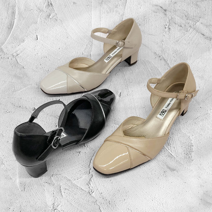 Yukiko Kimijima セパレートデザインパンプス 109-3175ss