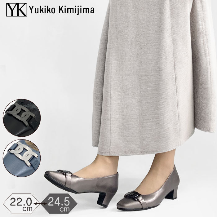 Yukiko Kimijima レザーパンプス 109-3178aw