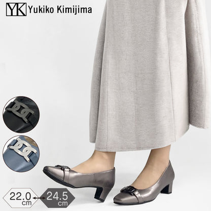 Yukiko Kimijima レザーパンプス 109-3178aw