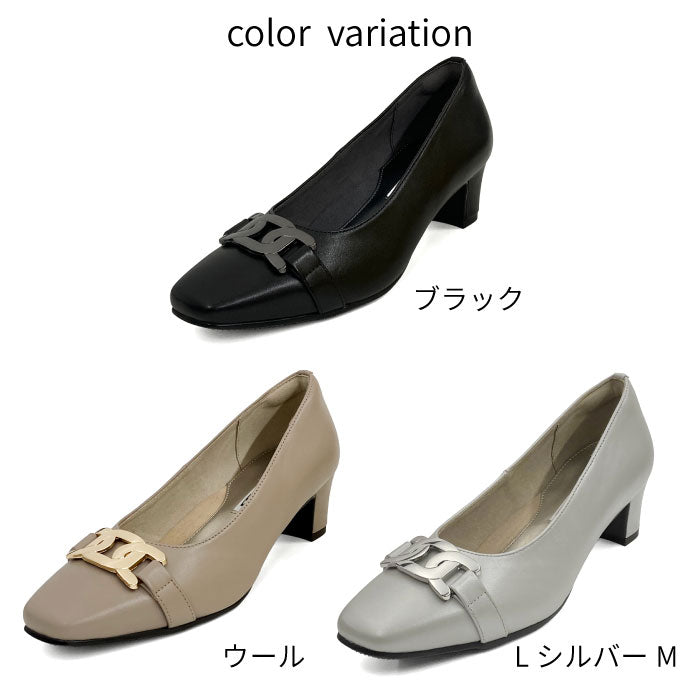 Yukiko Kimijima レザーパンプス 109-3178