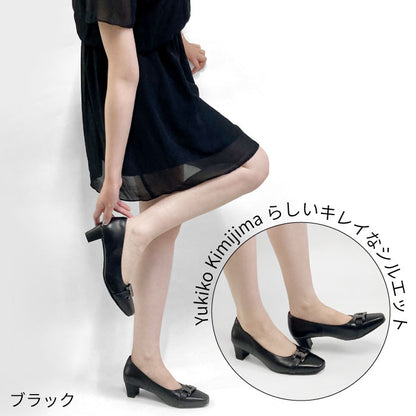 Yukiko Kimijima レザーパンプス 109-3178
