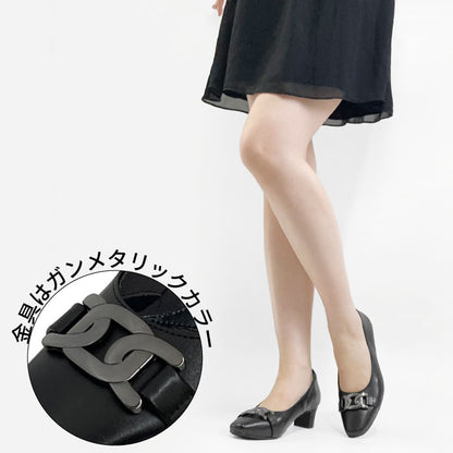 Yukiko Kimijima レザーパンプス 109-3178aw