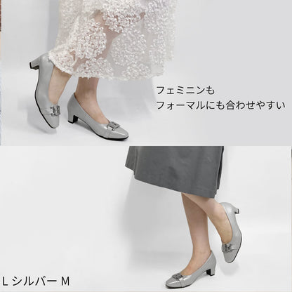 Yukiko Kimijima レザーパンプス 109-3178