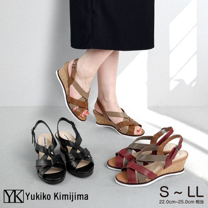 Yukiko Kimijima サンダル コルク ヒール 109-3251
