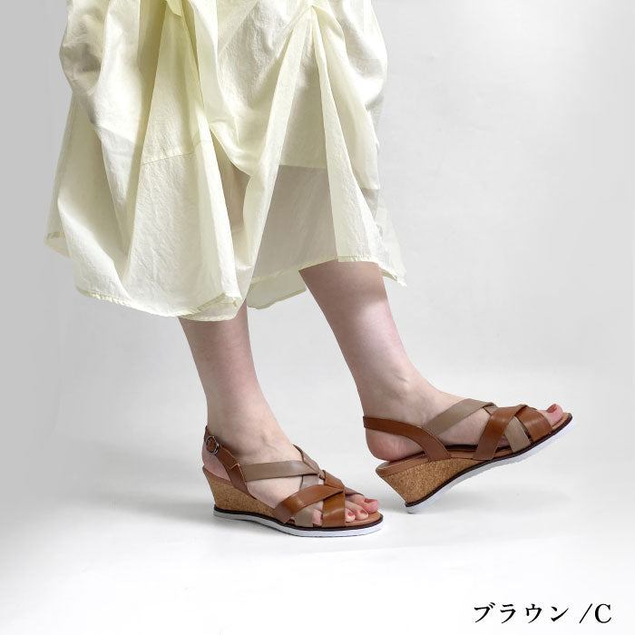 Yukiko Kimijima サンダル コルク ヒール 109-3251