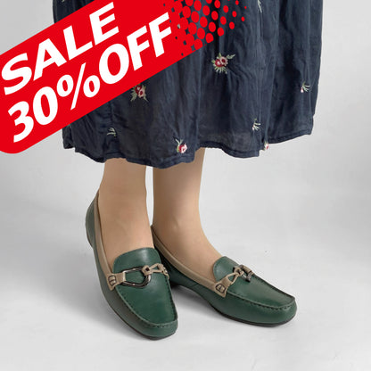 【CLEARANCE SALE 対象】Yukiko Kimijima レザーローファー 109-4317aw