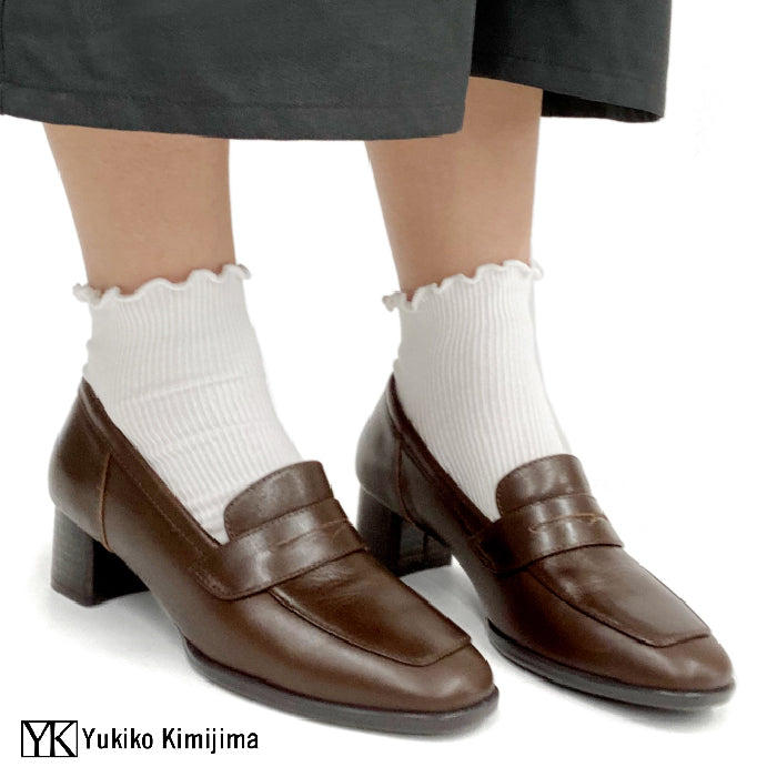 【FINAL SALE 対象】Yukiko Kimijima トラッドローファーパンプス 109-5350aw