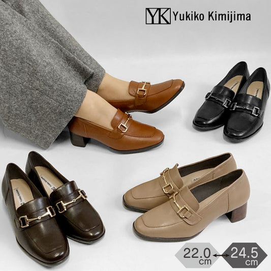 Yukiko Kimijima ローファーパンプス 109-5351aw