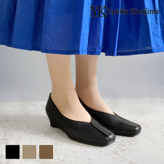 Yukiko Kimijima レザーパンプス 109-7920ss
