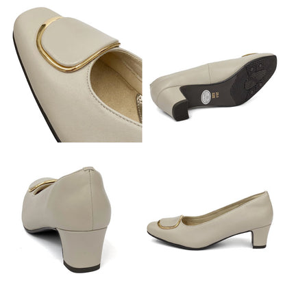 Yukiko Kimijima レザーパンプス 109-9005ss