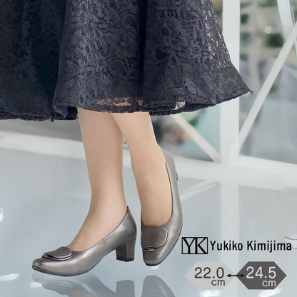 Yukiko  Kimijima レザーパンプス 109-9005aw