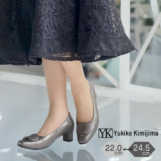 Yukiko  Kimijima レザーパンプス 109-9005aw