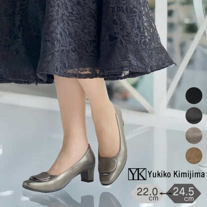 Yukiko Kimijima レザーパンプス 109-9005aw