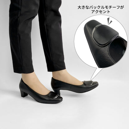 Yukiko  Kimijima レザーパンプス 109-9005aw