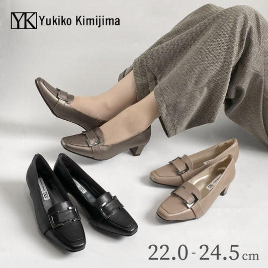 Yukiko Kimijima レザーパンプス 109-9008aw