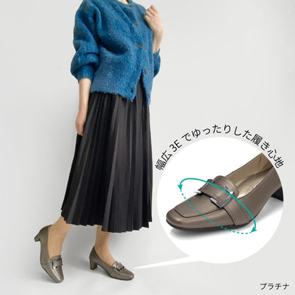 Yukiko Kimijima レザーパンプス 109-9008aw