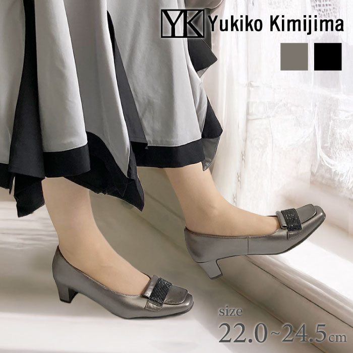 Yukiko Kimijima レザーパンプス 109-9013aw