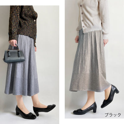 Yukiko Kimijima レザーパンプス 109-9013aw