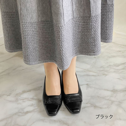 Yukiko Kimijima レザーパンプス 109-9013aw