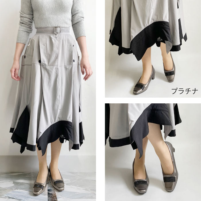 Yukiko Kimijima レザーパンプス 109-9013aw