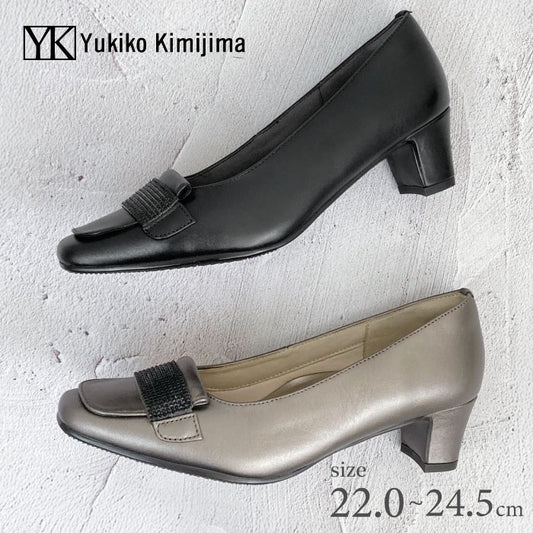 Yukiko Kimijima レザーパンプス 109-9013aw